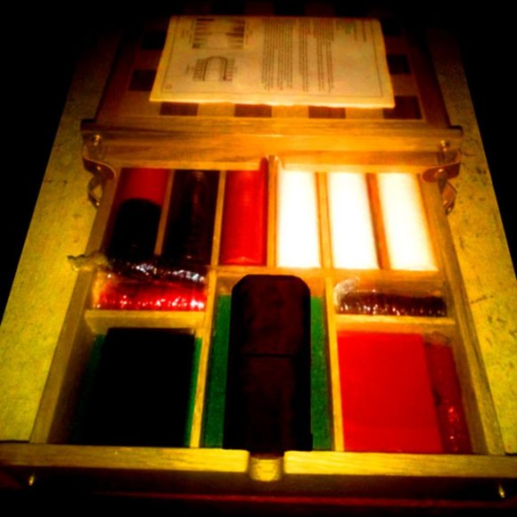 Wooden Checkers, Backgammon & Poker Set - Picture 11 of 11